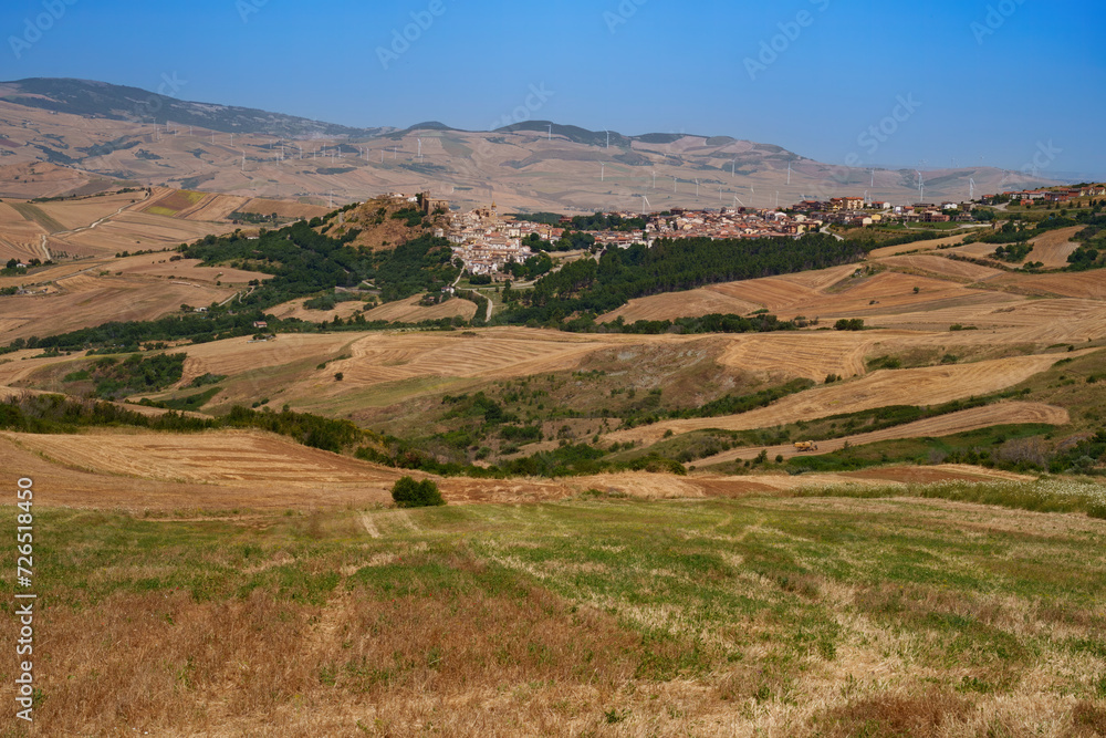 Fototapeta premium Country landscape near Rocchetta Sant Antonio, Apulia, Italy