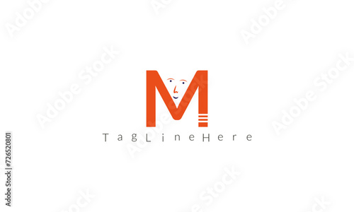 Free Download M kids concept vector illustration icon design. - GFXLoad