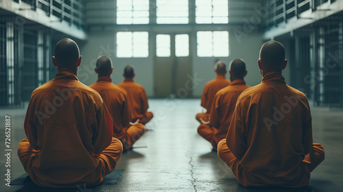 Vipassana meditation in prison provides inmates with a tool for inner peace and self-discovery, fostering transformation and improving psychological well-being photo