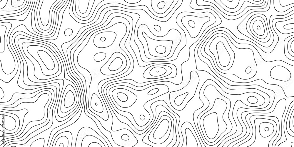 Abstract white topography vector background. Topographic map. Geographic mountain relief. counter map wavy line paper textrue. grid curve line abstract vector illustration .	