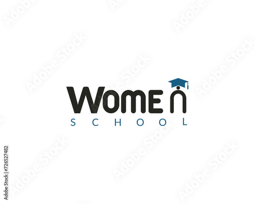 women empowerment logo design vector