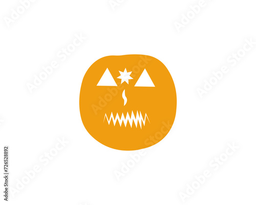 Ghost logo, icon. Ghost isolated on white background. Vector illustration
