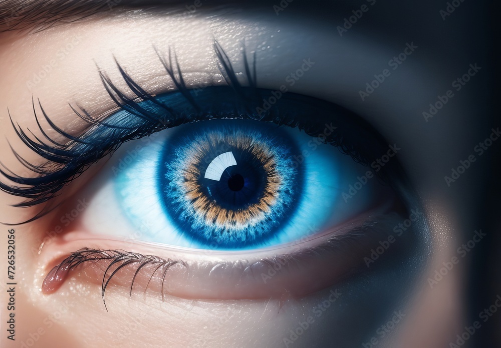 Fototapeta premium blue eye