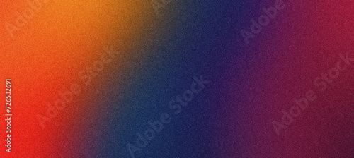  Grainy color gradient wave background, color banner poster cover abstract design, copy space