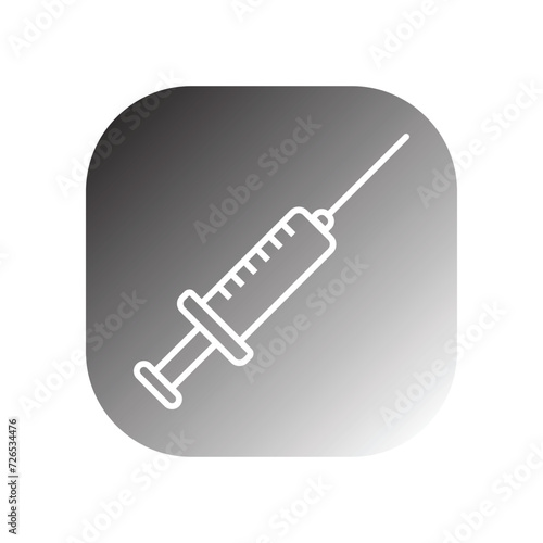 injection vial icon vector