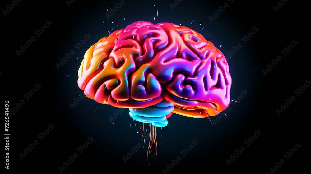 Abstract human brain or light bulb, creative PPT background Abstract human brain or light bulb, creative PPT background