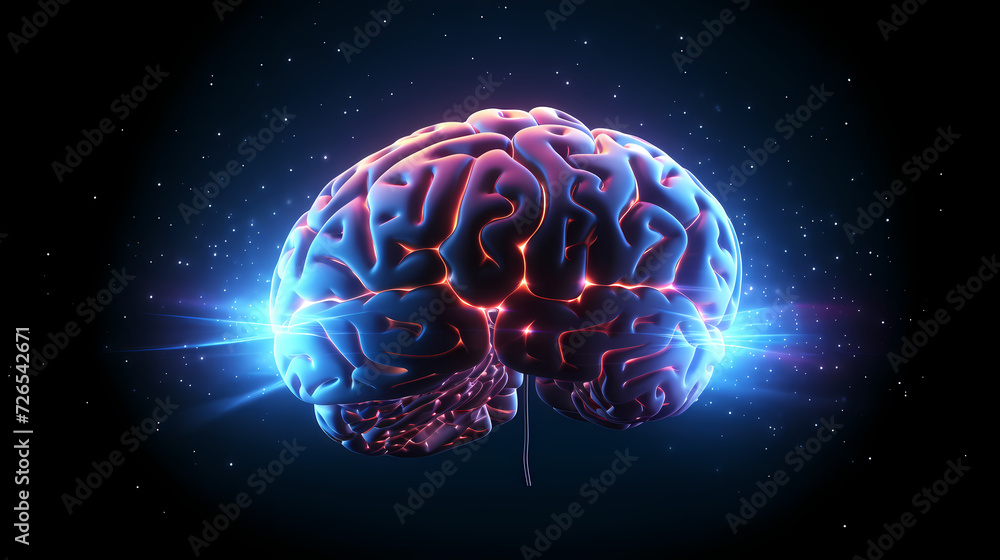 Abstract human brain or light bulb, creative PPT background Abstract human brain or light bulb, creative PPT background