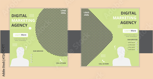 Simple and classic flyer template set