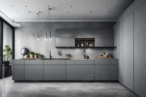 modern kitchen interior