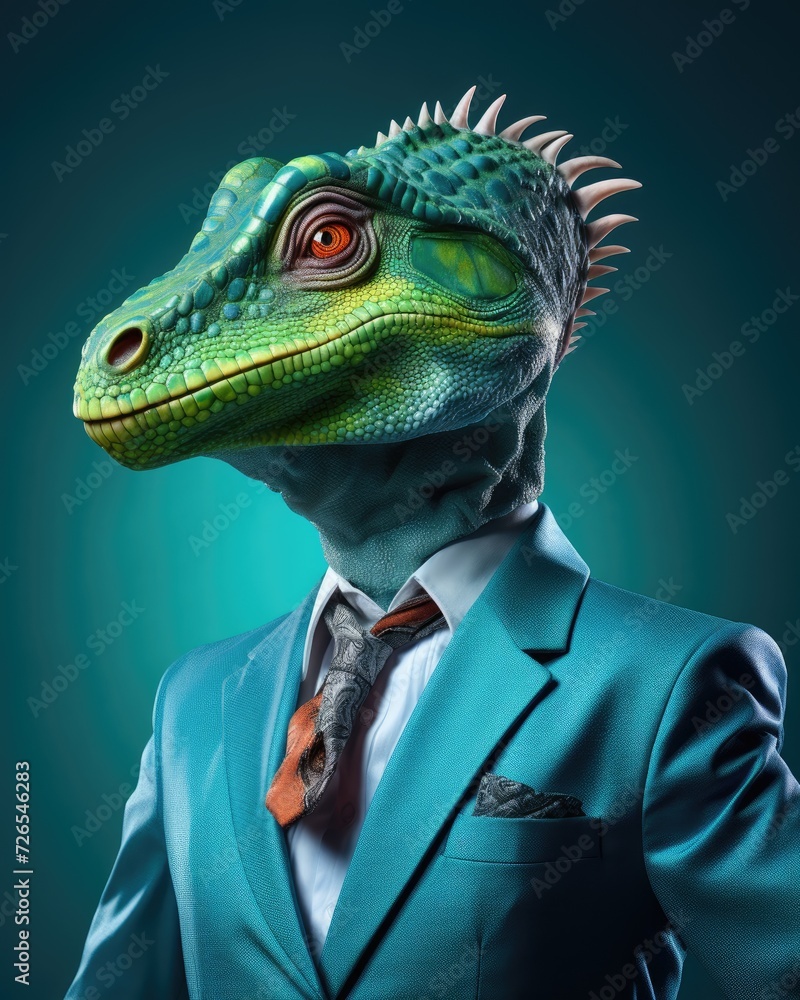 Reptiloid humanoid. Portrait of a lizard woman Reptiloid humanoid. Portrait of a lizard woman