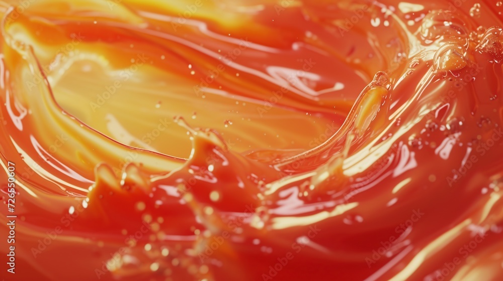 Close-up shot of tropical paradise smoothie swirls for product photo. generative AI Close-up shot of tropical paradise smoothie swirls for product photo. generative AI
