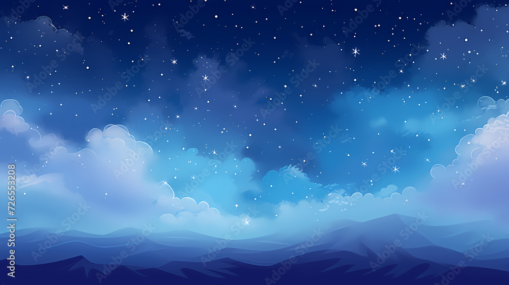 Gradient abstract stars background, starry night sky Gradient abstract stars background, starry night sky