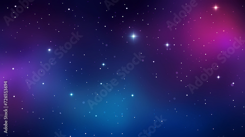 Gradient abstract stars background  starry night sky