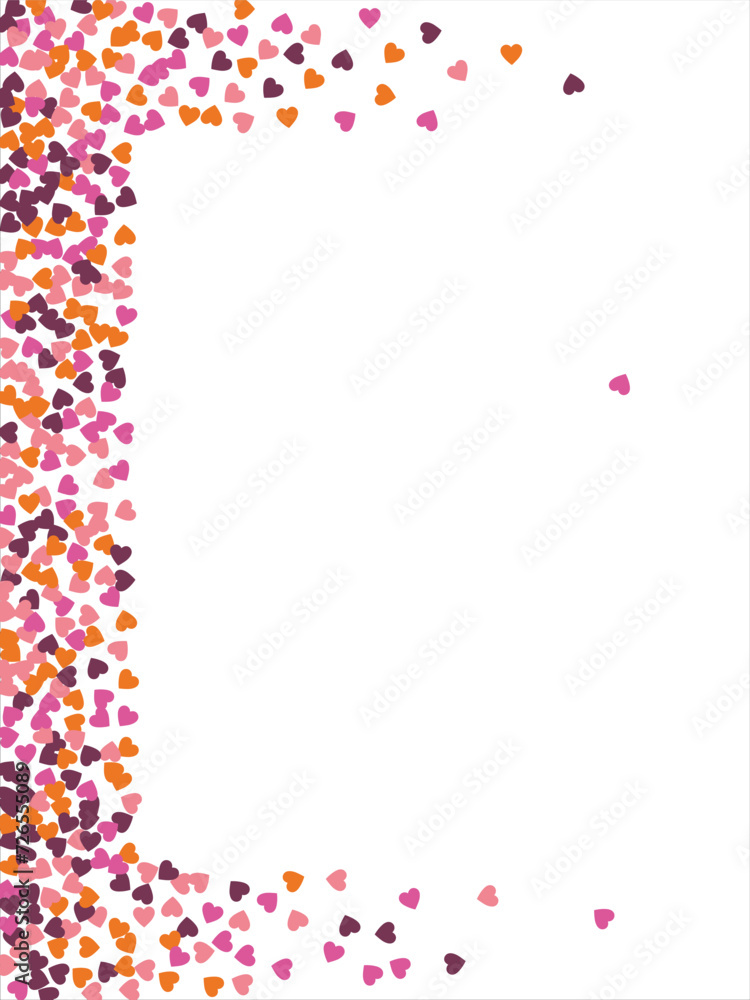 Vector edging, ribbon, border from hearts. Hand-drawn romantic pattern. Valentine's Day. Banner template. Vector illustration. Vector edging, ribbon, border from hearts. Hand-drawn romantic pattern. Valentine's Day. Banner template. Vector illustration.