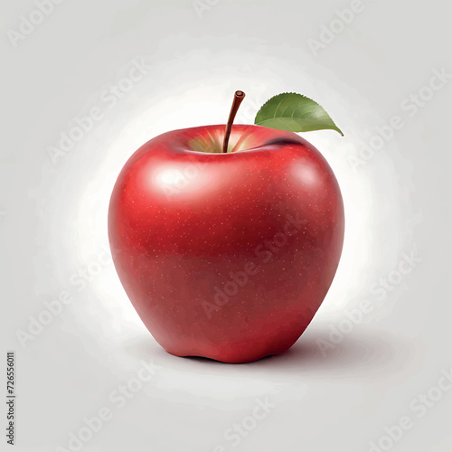 Apple colorful vector  illustration design flat cartoon style