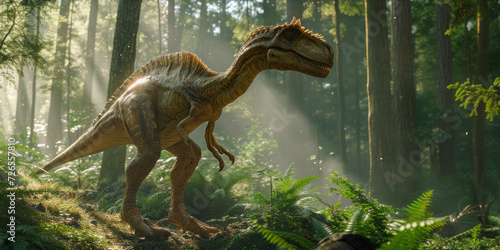 Parasaurolophus in forest scenes  the prehistoric age of dinosaurs