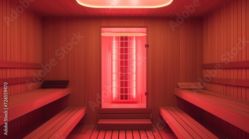 Modern Infrared Sauna Interior