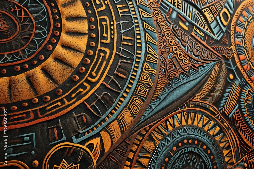 Fototapeta premium Summary: African Pattern Design