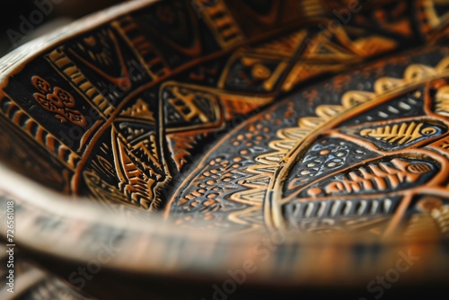 African pattern ceramics: celebrating African culture.