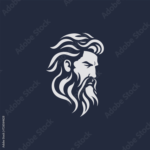Zeus logo design vector illustration

