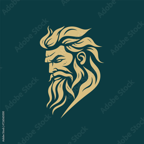 Zeus logo design vector illustration
