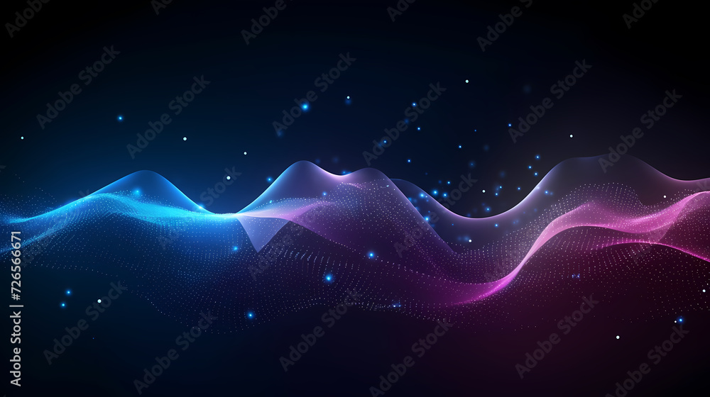 Abstract background of future network technology and network connections Abstract background of future network technology and network connections