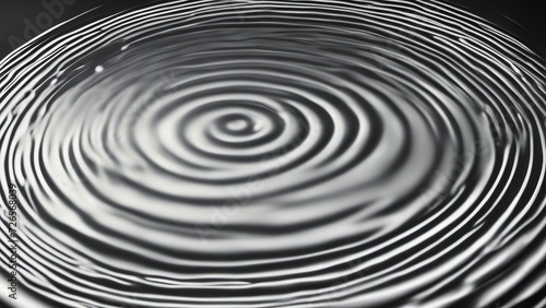 black and white swirl A doodle circle water texture design, showing the harmony and the balance of water. 