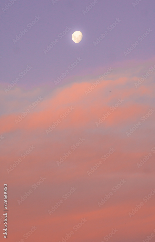 moon and clouds