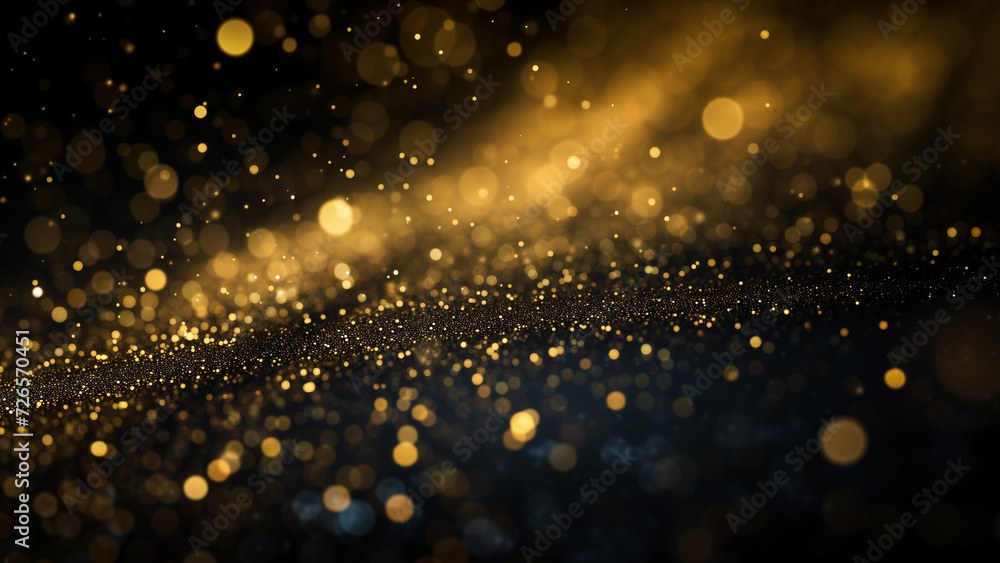 Starry Night: Unfocused Golden Particles in the Dark Starry Night: Unfocused Golden Particles in the Dark