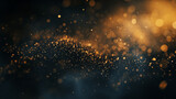 Starry Night: Unfocused Golden Particles in the Dark