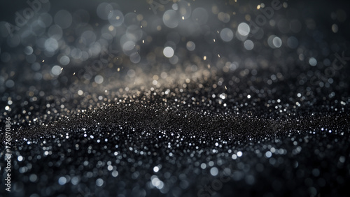 Silver Haze: Small Particles on a Dark Background