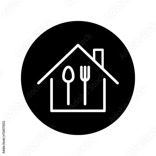 Food delivery icon vector. Takeaway food illustration sign. fast food symbol or logo.