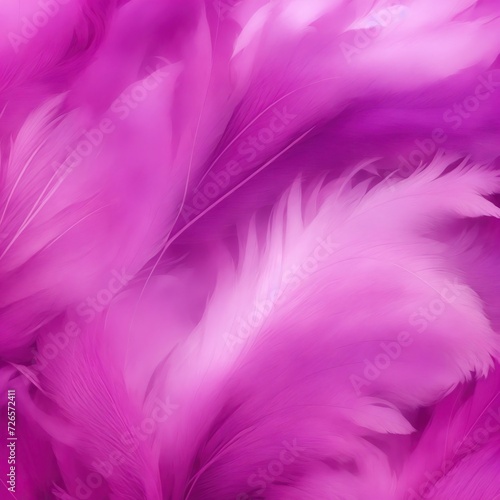 Stylish Pink and Purple Soft Feathers Background