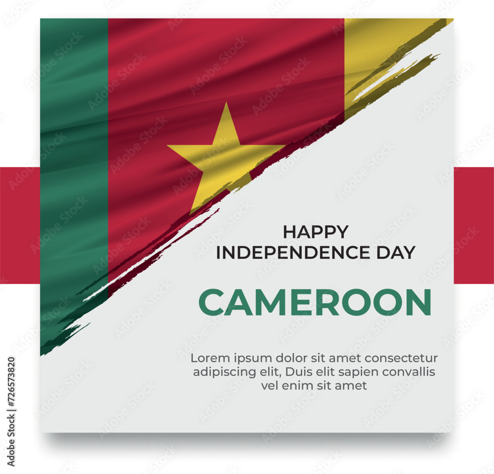 social media post templates with the theme of world countries' independence day