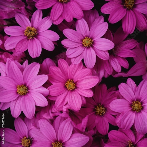 purple and pink flowers