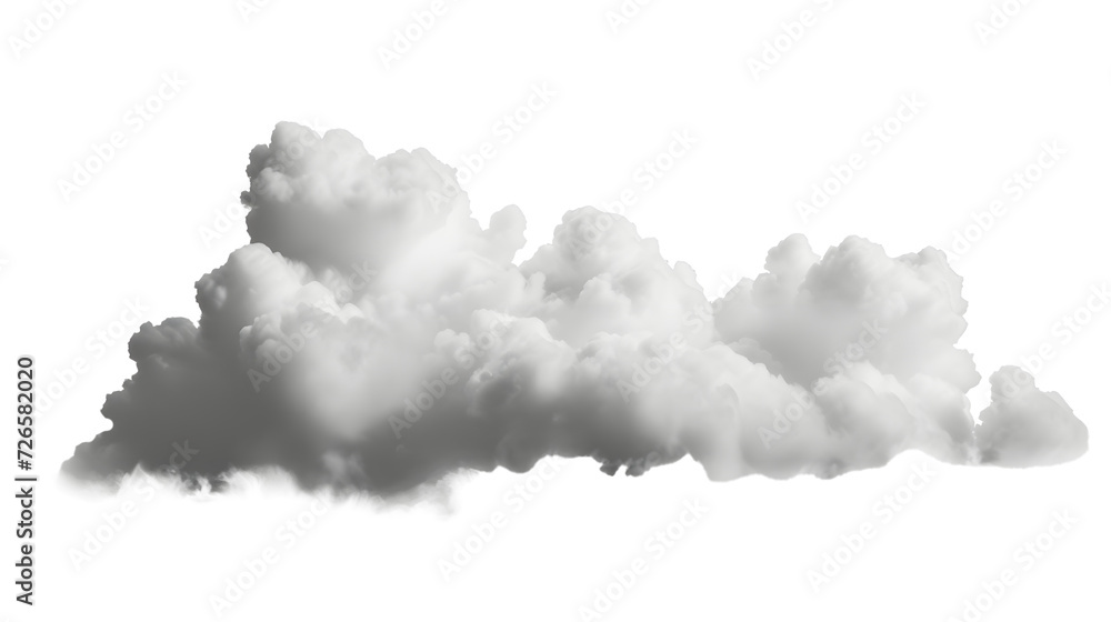 Cutout clean white cloud transparent backgrounds special effect 3d illustration Cutout clean white cloud transparent backgrounds special effect 3d illustration