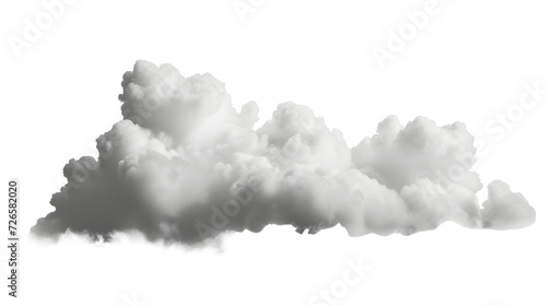 Cutout clean white cloud transparent backgrounds special effect 3d illustration photo