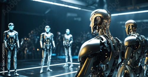 Cyberpunk Visions: Futuristic and AI Technology Series