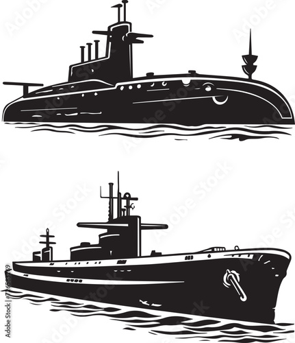 Submarine Vector