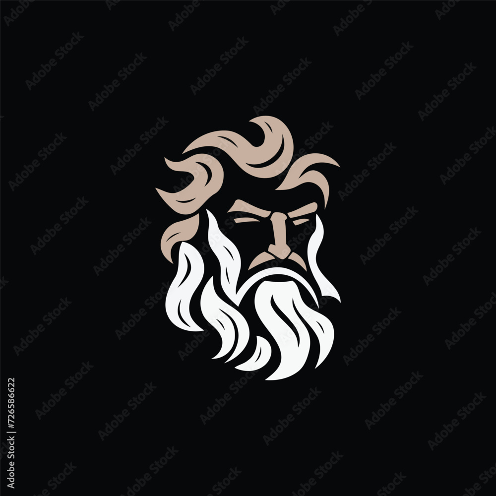 Zeus logo design vector illustration
