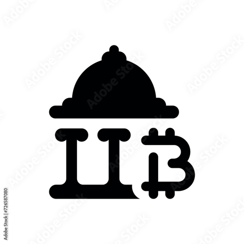 online bank icon vector illustration