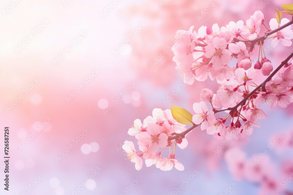 Beautiful spring blossom background