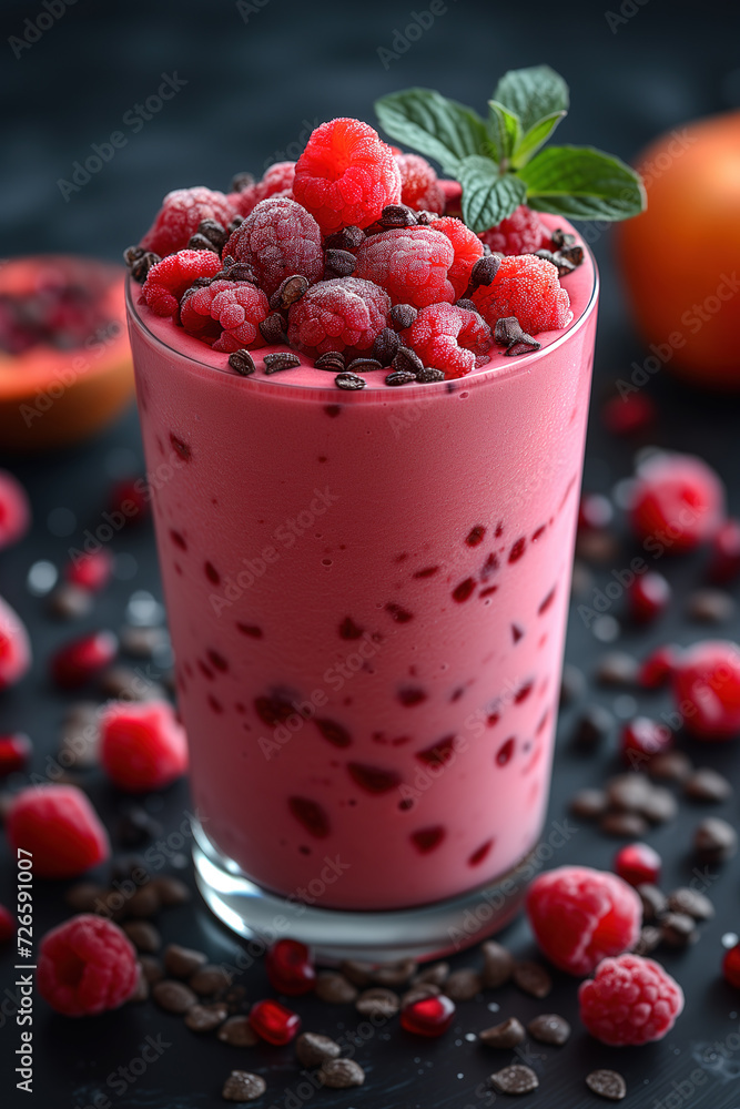 Delicioso smoothie detox con frutas y verduras Delicioso smoothie detox con frutas y verduras