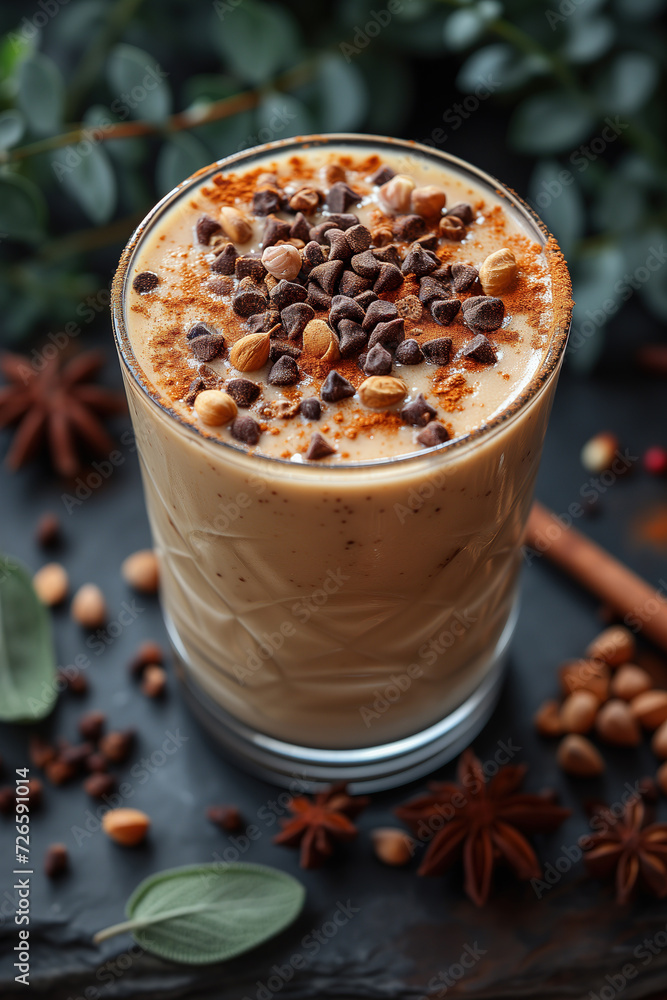 Delicioso smoothie detox con frutas y verduras Delicioso smoothie detox con frutas y verduras