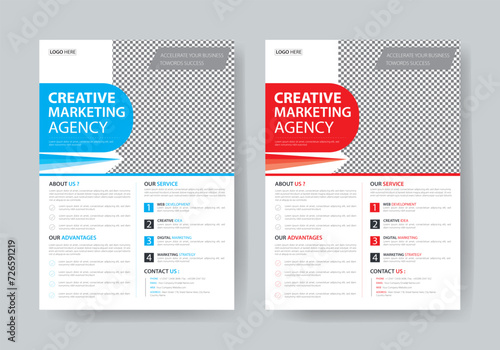 The Flyer Template is made in Adobe Illustrator format. This Template is best suitable for your Business. You can set images and change text, and color very quickly and easily.