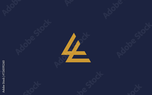 letter l with triangle logo icon design vector design template inspiration photo