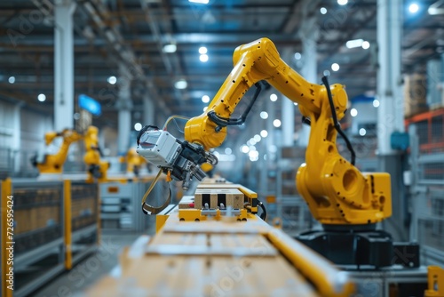 Smart robot arm systems for warehouse and factory automation.