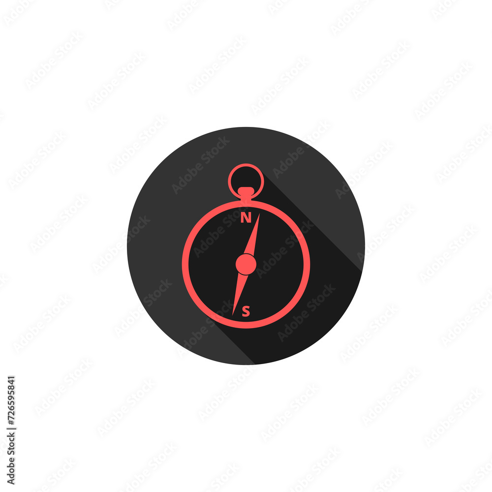 Compass icon isolated on transparent background Compass icon isolated on transparent background