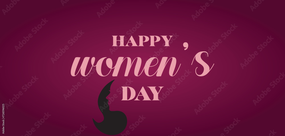 Happy Woman Day Stylish Text Design Happy Woman Day Stylish Text Design