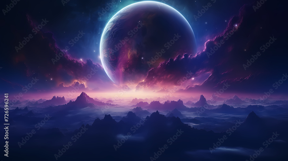 Space background, cosmic science, astronomy background